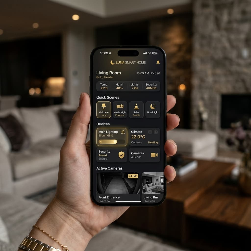 Decorica Smart Home App